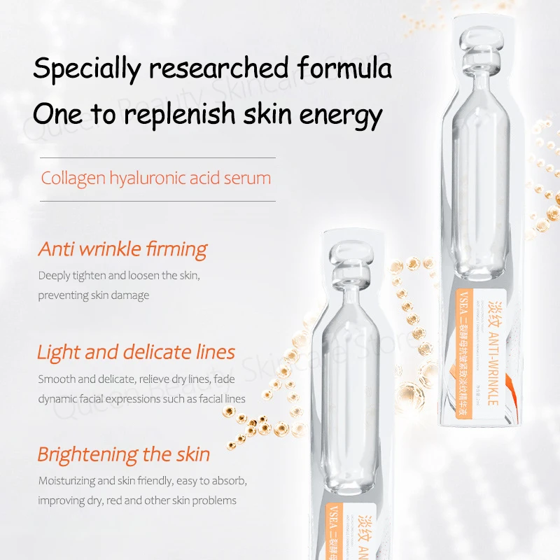 Peptide Anti Wrinkle Serum Pro Xylane Firming Essence Collagen Hyaluronic Acid Moisturizing Skin Care Product Niacinamide Whiten