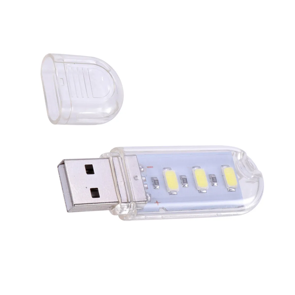 휴대용 USB 야간 조명 미니 U 디스크 디자인 3 LED 친환경 USB 키보드 램프 연장 코드 휴대용 독서등