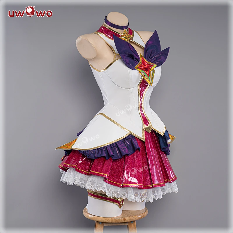 Фото UWOWO Star Guardian Ahri Косплей Лига Легенд/LOL: SG K/DA Ahri xaya Akali Kaisa Косплей костюмы на Хэллоуин №3