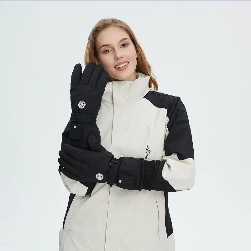 Smart Winter Windproof Heated Gloves - Electric & Waterproof for Outdoor and Ski Adventures