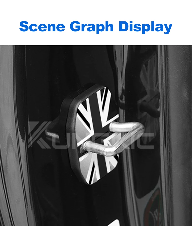 ABS Autotürschloss Schutzschnalle Abdeckung für Mini Cooper R55 R56 R57 R58 R59 Fließheck Fall Styg Zubehör Anti Rost_voghion.com