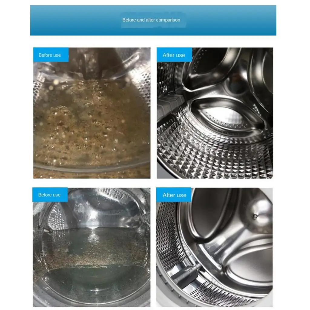 Washing Machine Tablets Washing Machine Slot Cleaning Bathroom Kitchen Load Cleaning Agent Stain washing machine tablets washing machine cleaner tablets