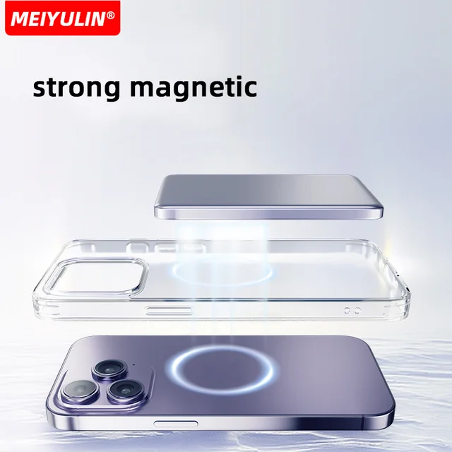 Magnetic 10000mAh Wireless Power Bank Metal Case