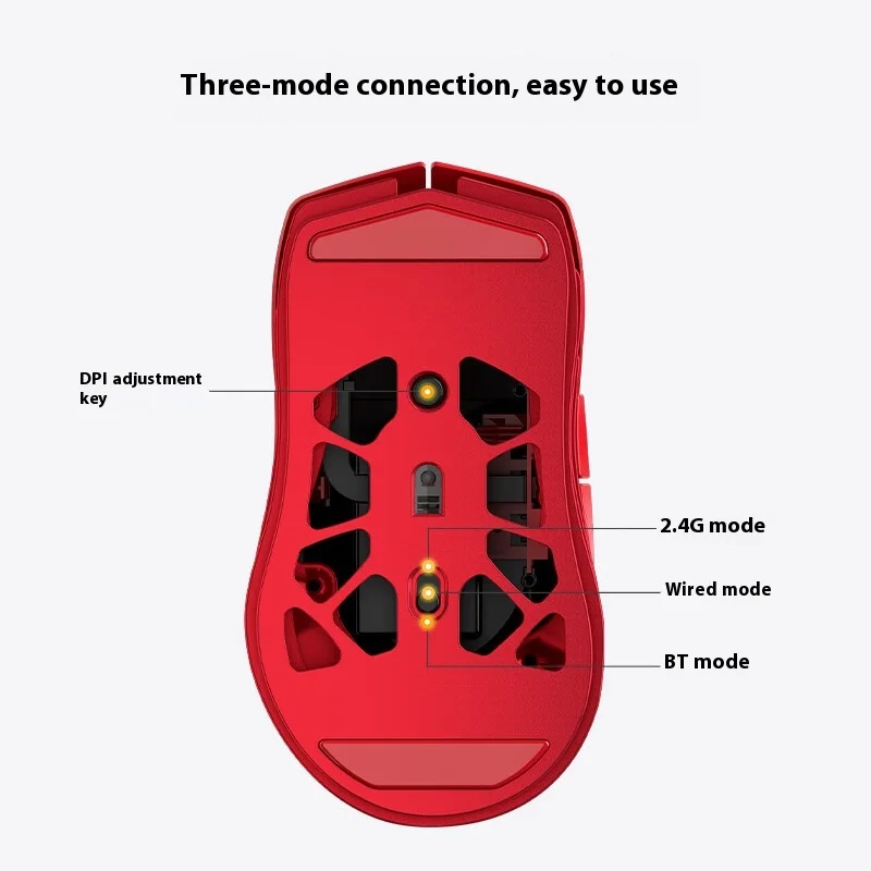Ajazz M259 マグネシウム アルミニウム合金マウス Bluetooth