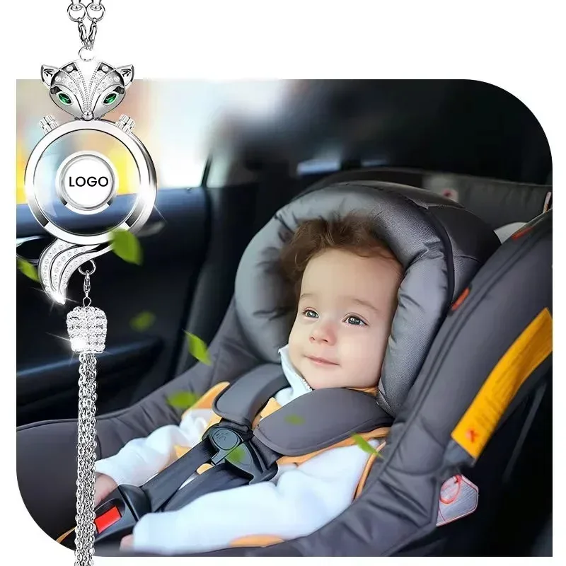Luxury Car Perfume Pendant Air Freshener - Metal Lace Hanging Diffuser