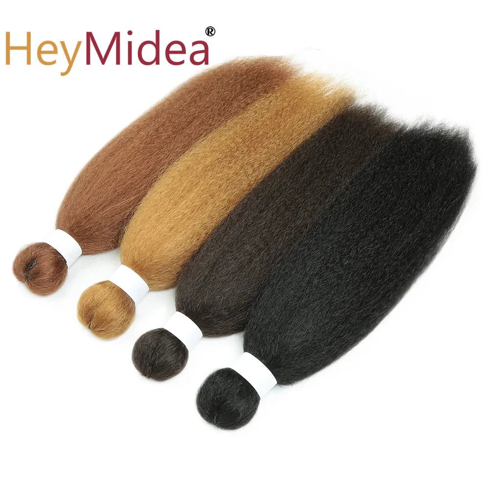 ผมถักโครเชต์วิกซ์เซ่น 26 นิ้ว แบบสังเคราะห์สำหรับต่อผมด้วยตัวเอง แบบยืดก่อน ถักเปีย ต่อผม คานีคาลอน ยากิ ผมตรงแบบหางม้า 1