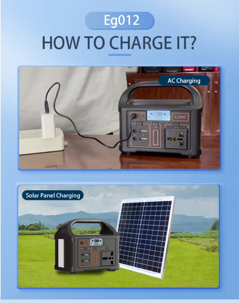 LiFePO4 Portable Power Station 1000W 902WH Mobile Power Supply Solar Generator 5