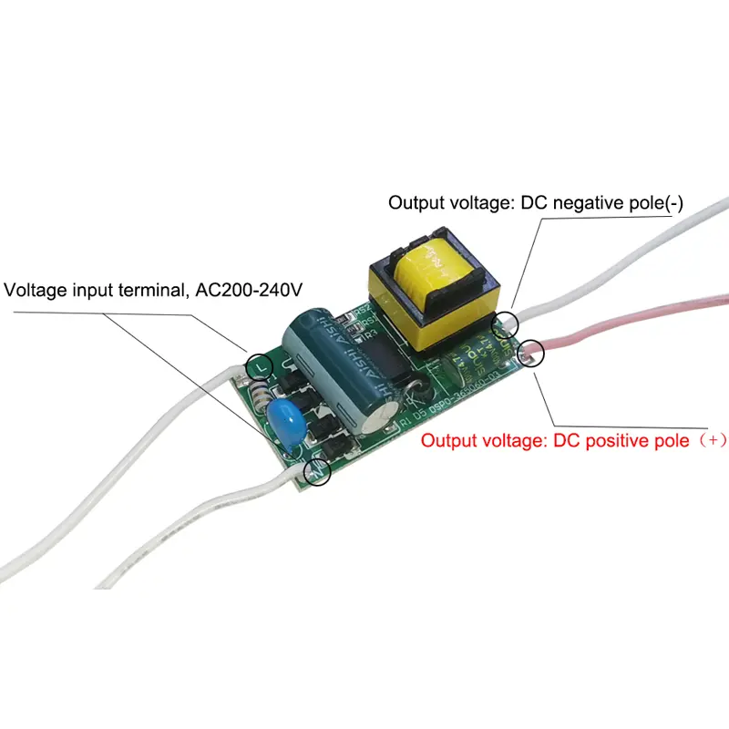 8-24w 18-36w 36-50w LED Driver Transformer power supply Adapter 280mA-300mA LED Non-Isolated  Constant Current Driver Power Unit - Image 5