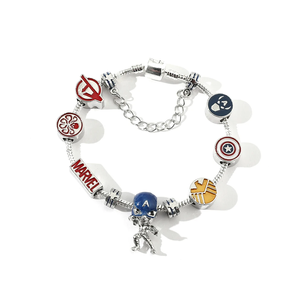 Marvel Deadpool Charm Bangle Bracelet – Jewelry Brands Shop