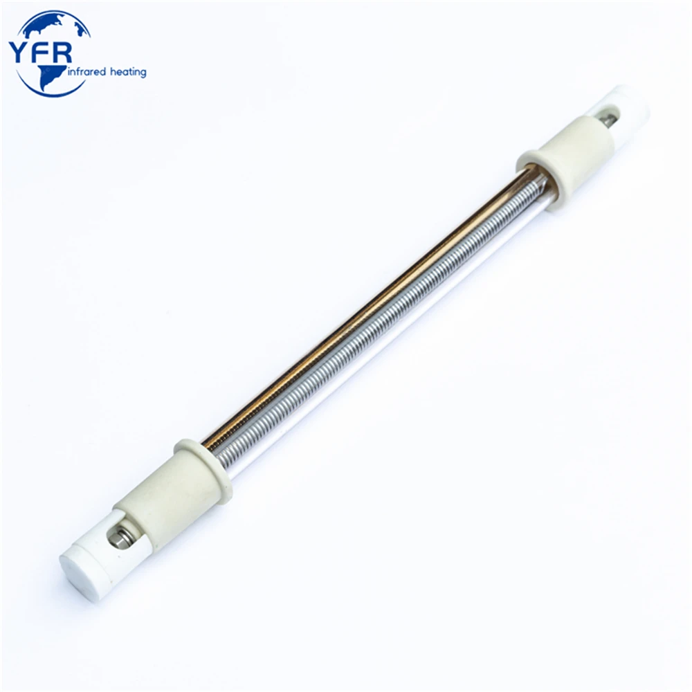 

Short-wave quartz infrared heater elements, customizable infrared heating lamp bulbs, can be used to heat stretch film