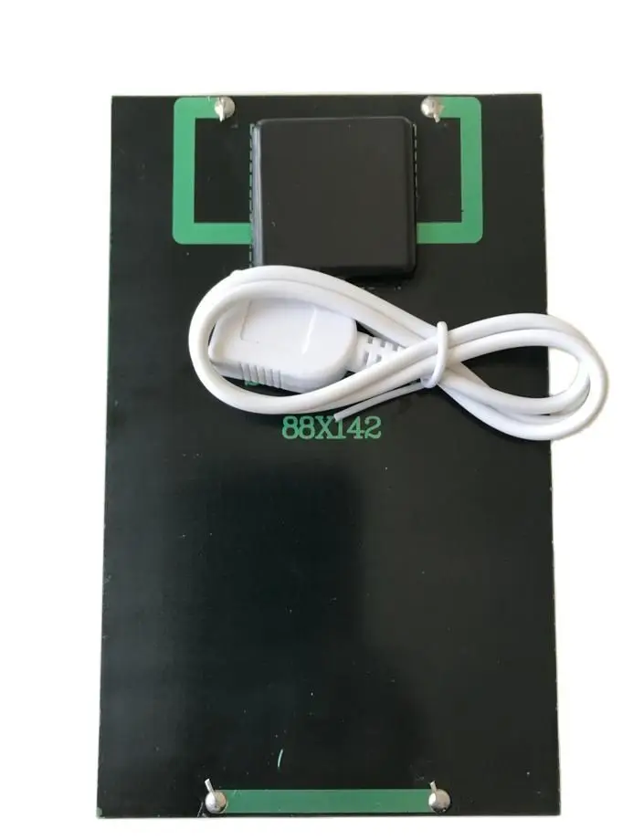 Solar Panel With USB Cable 2W 6V Polycrystalline Silicon Epoxy Lamination Thin and Light 2pcs/Lot