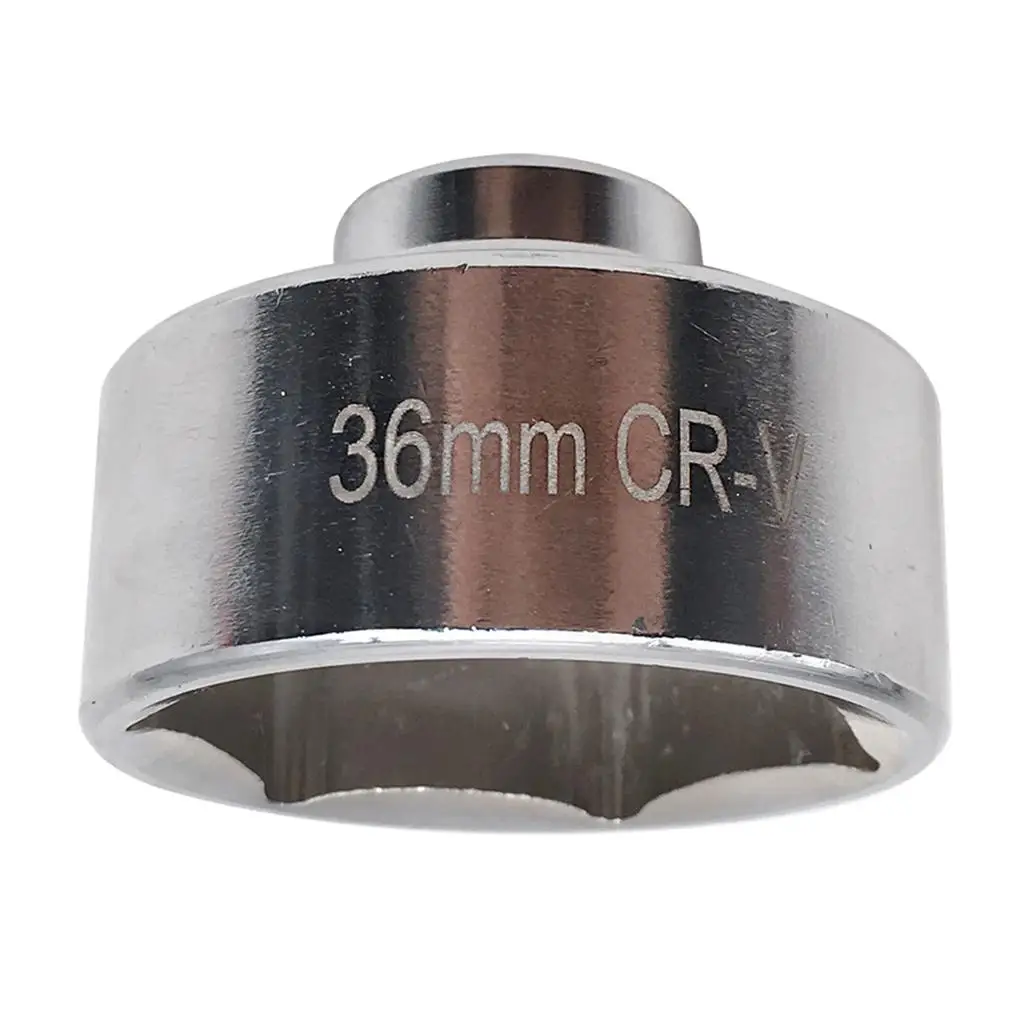 오일 필터 렌치-36mm 미터법, 로우 프로파일, 스틸 소켓 도구, 카트리지 스타..