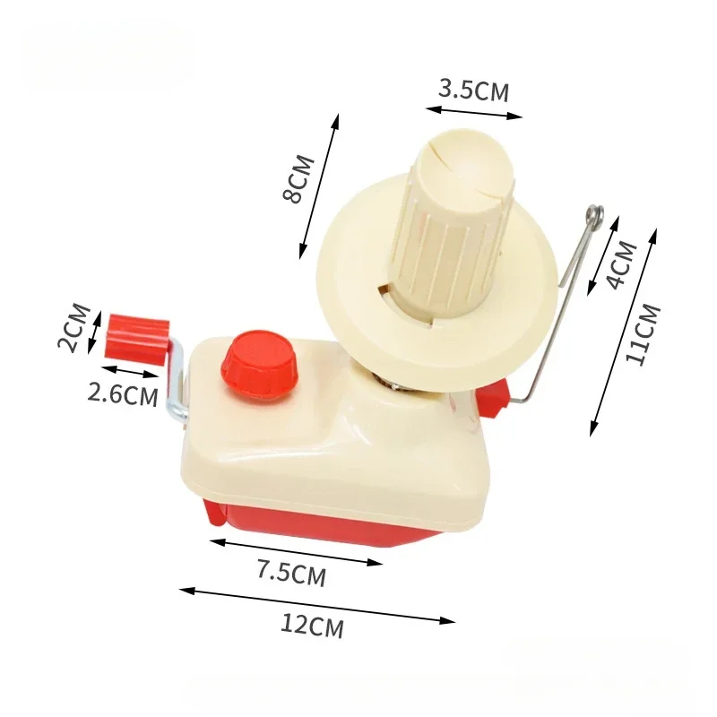 Manual Handheld Fiber Wool for DIY Sewing Making String Ball Hand Operated Yarn Winder Thread Skein Cable Winder Machine