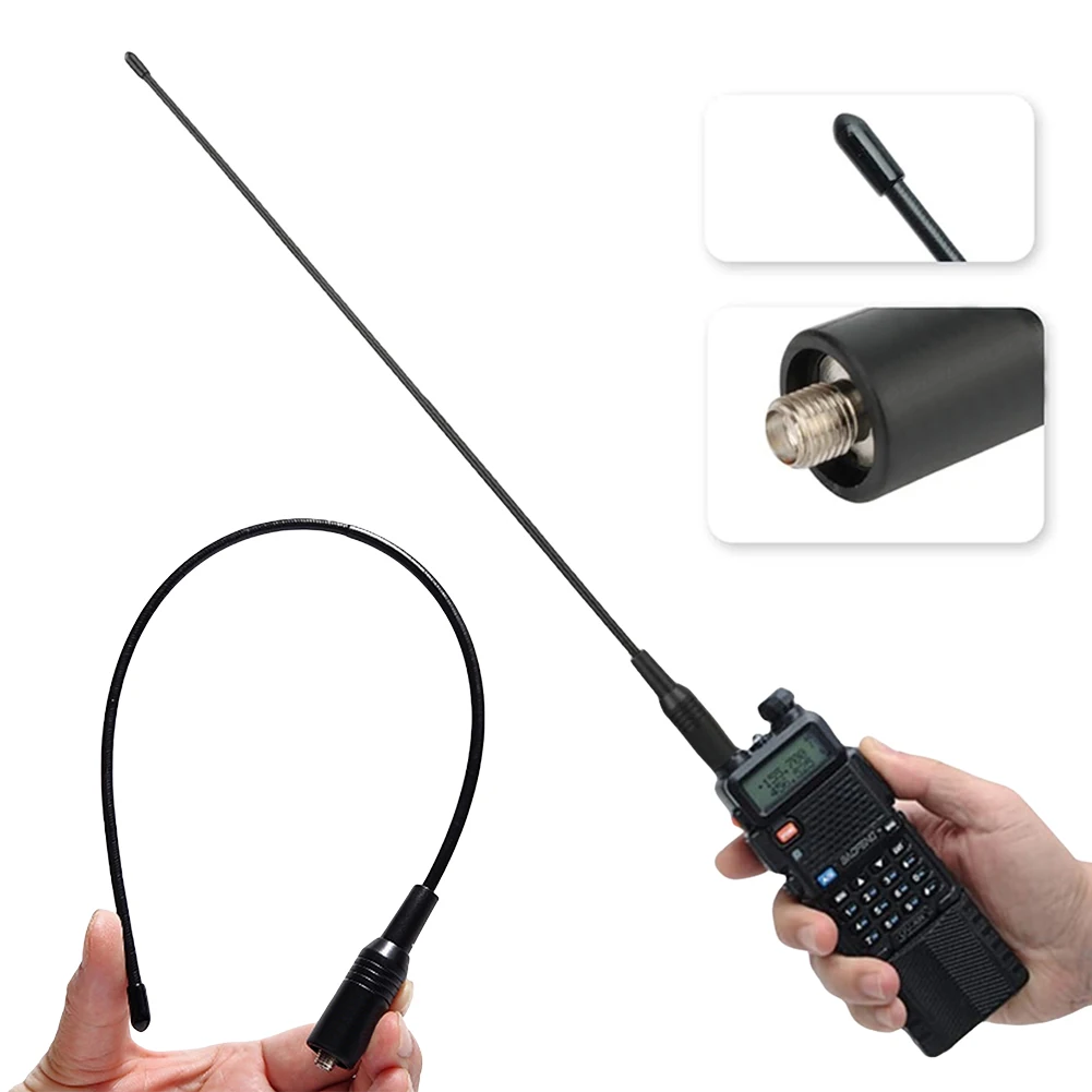 

NA-771 гибкая антенна VHF, SMA-F Женская рация UHF, гибкая антенна 144/430 МГц для Baofeng UV 5r, УВЧ SMA
