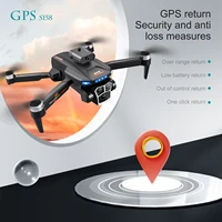 Drone professionnel S158, 10km, GPS, faible batterie, contrôle de sortie, retour en un clic, double caméra, flux optique, évitement d'obstacles sur quatre côtés 5