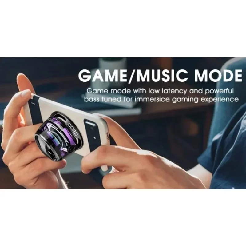 G200 Magnetic Bluetooth Speaker - Portable Mini Bass Boomer with RGB Ambient Light, Wireless Outdoor Sound Box, HD Sound