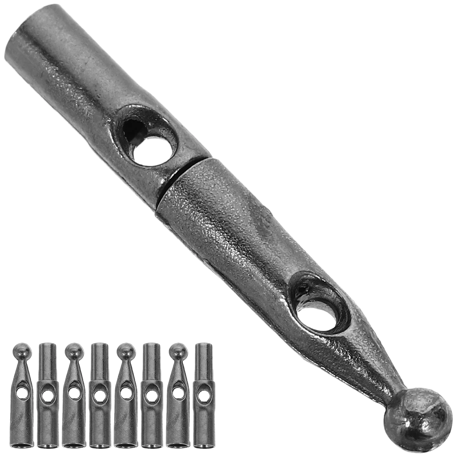 10Pcs Umbrella Tail Beads Umbrella Tail Head Beads Metal Components Replacement Outdoor umbrella bone covers