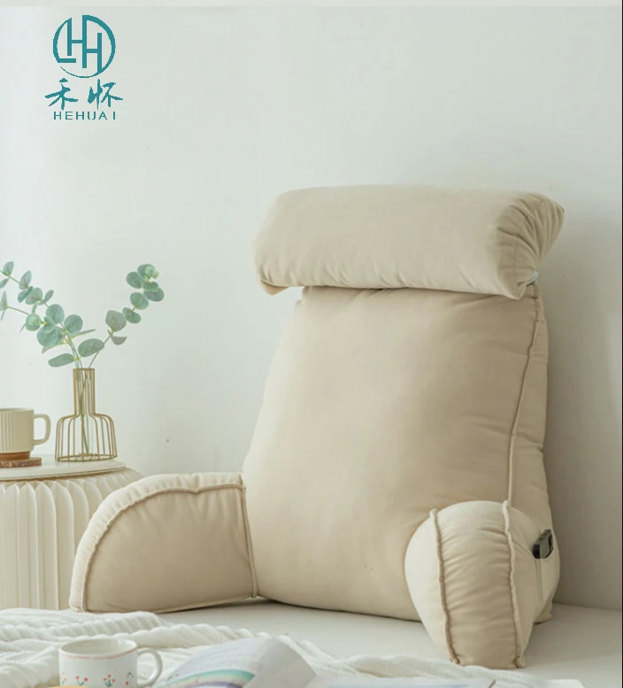 SofaCushionBackPillowWedgeBackrestPillowWaistSupportRemovable