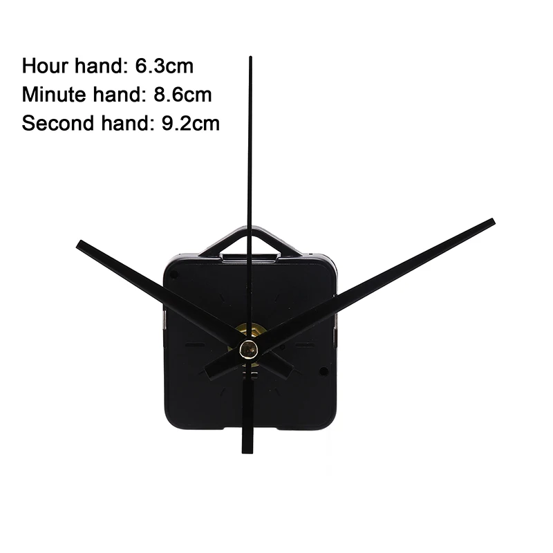 Wall Clock Movement Quartz Clock Movement Mute Quartz DIY Wall Clock Movement Machine Silver Hands Repair Kit