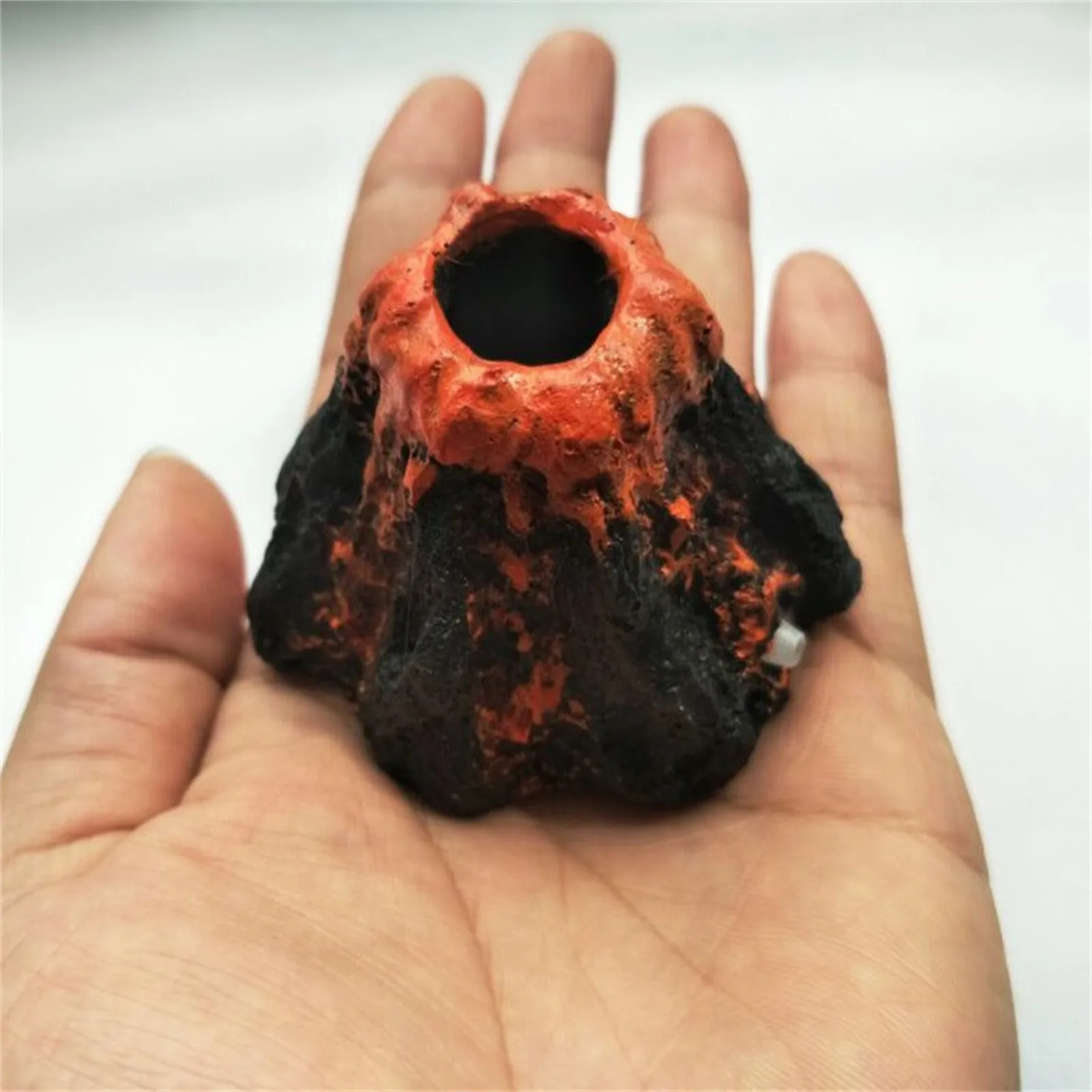 Color Changing Aquarium Volcano Decor 5