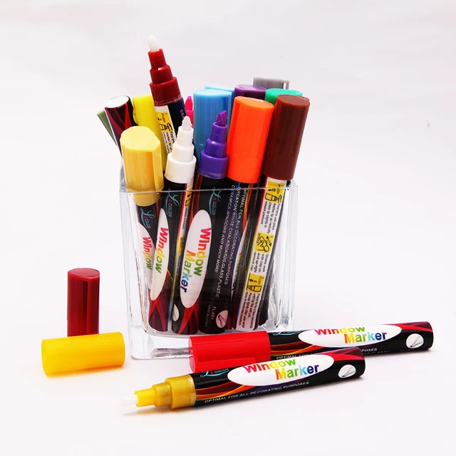 60pcs set sign pen multifunctional high quality color paint marker pen DIY  album graffti pen car tyre paint marker
