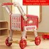 WizKidz Shopping Cart Toy for Kids Supermarket Trolley with Toy Food Accessories Pretend Play Kitchen Games for Toddlers Ages 3+ 5