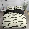 Fashion Bedding Set 2/3Pcs Batman Pattern Duvet Cover Bedspread Microfiber Fabric Bedclothes for Adult Children with Pillow Sham 5