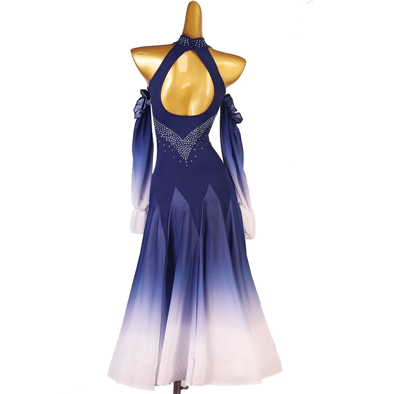 2023 Newest Woman Ballroom Dance Competition Dress Dance Ballroom Waltz Standard Dance Dress Women Ballroom Dress MQ388