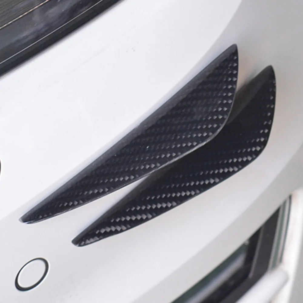 

PVC Carbon fiber wind knife front bumper universal spoiler