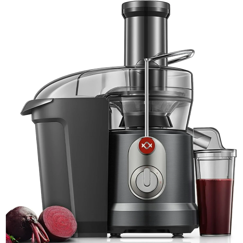 

Juicer Machines,1300W Peak Power Centrifugal Juice Extractor Machine with 3.2" Wide Mouth,2-Speed Fruit Juicers