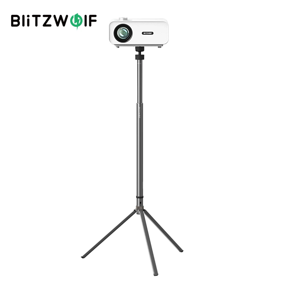 BlitzWolf BW-VF3 Projector Stand Tripod Stable Portable 360&deg; Adjustment Aluminum Alloy Weight Capacity 10KG For Projector Movie