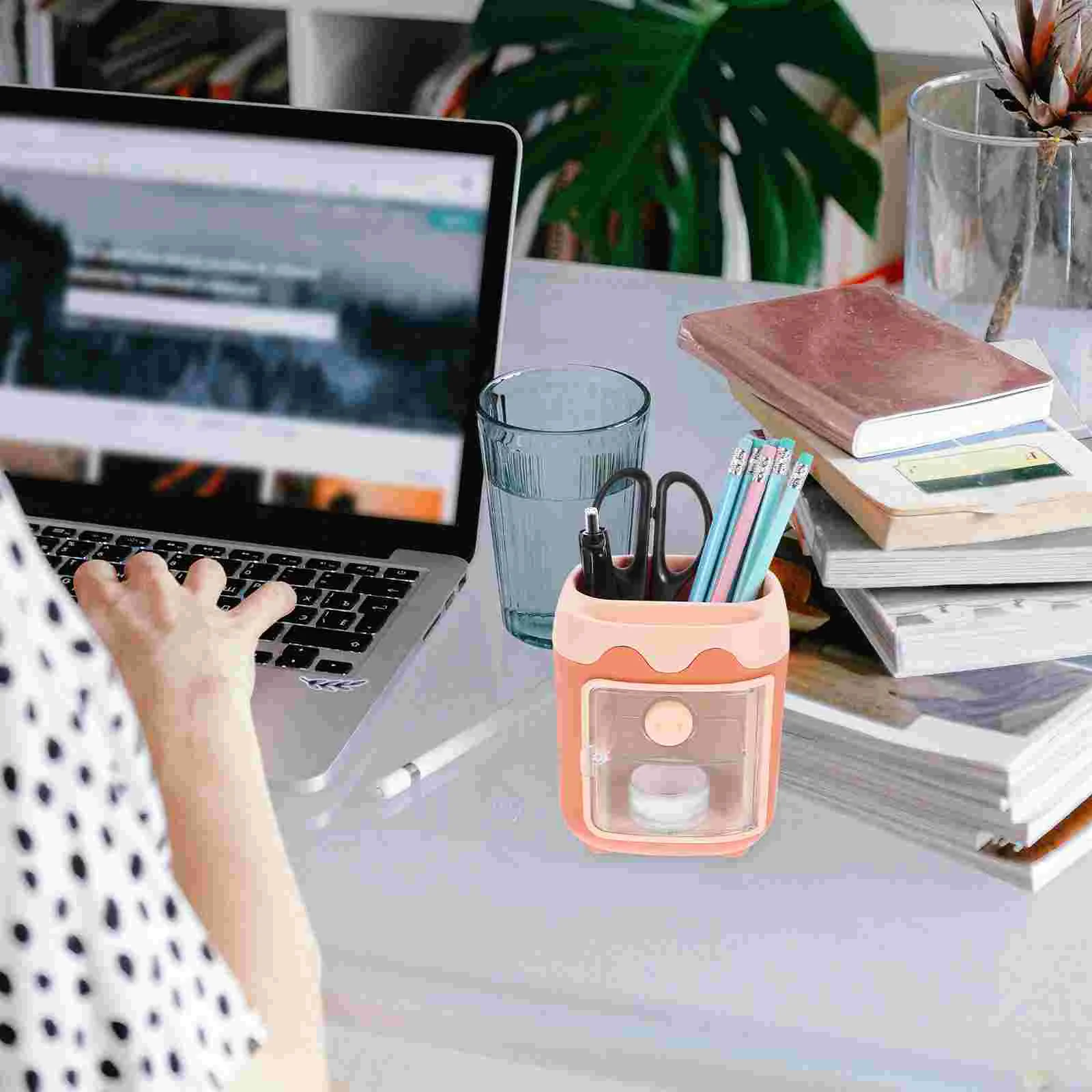 

Multi-function Pencil Holder Convenient Pencil Organizer Drawer Designed Table Organizer Study Supply