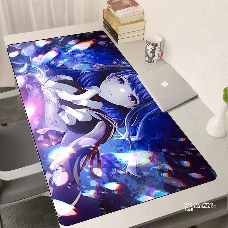 

Genshin Impact Mouse Pad Gaming Accessories Baal Raiden Shogun Keyboard Desk Mat Computer Table Mats Anime Pc Gamer Mousepad Rug