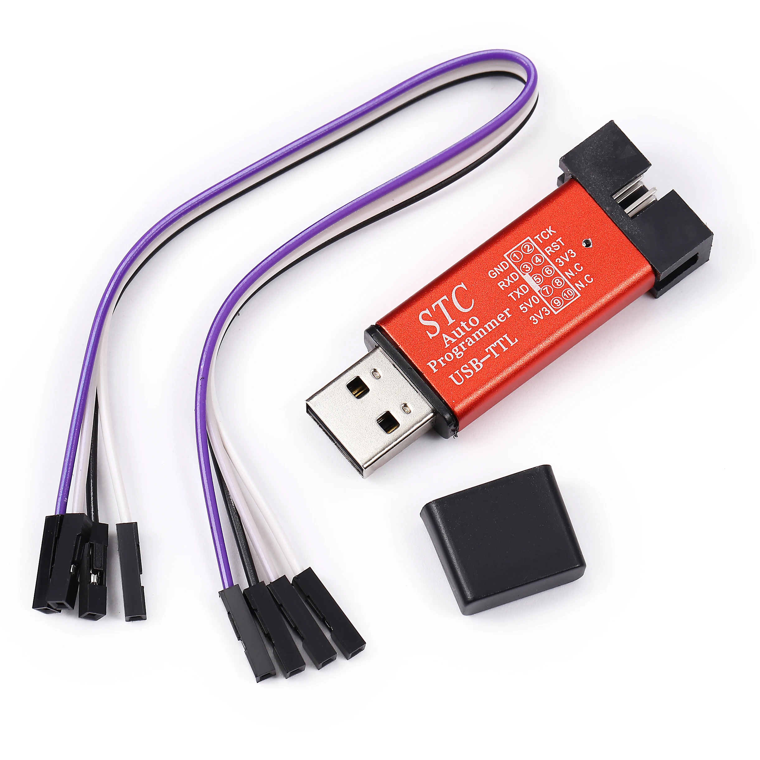 MCU STC 51 Microcontroller Downloader Auto Programmer / 3.3V 5V ...