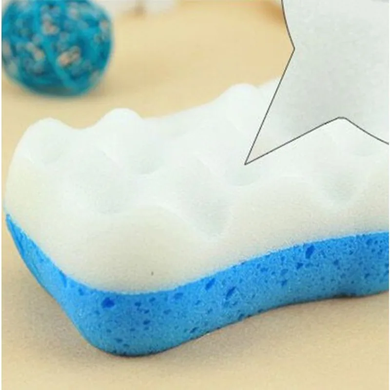 Summer Soft Bath Sponge Body Scrub Bast Wisp Massage Brush Body Washcloth Skin Scrubber Relax Exfoliating Skincare Shower 6