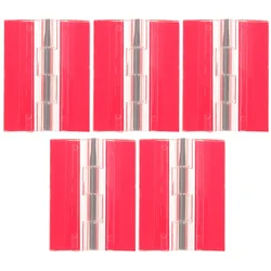 5 Pcs Self-adhesive Hinge Aquarium Lid Piano Hingess Small Cupboard Acrylic Table