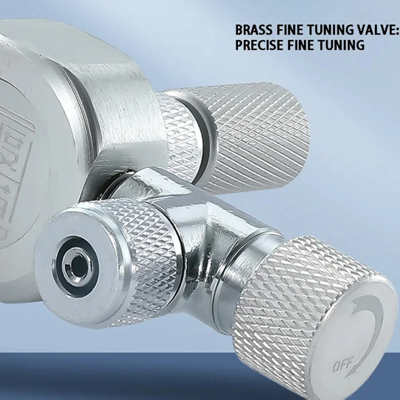 Aquarium CO2 diversion CO2 regulator multi-channel diversion control valve aluminum alloy multi-channel 2/3/4/6 optional