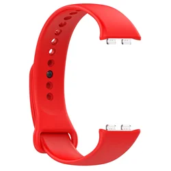 Silicone Sports Replacement Strap for Smart Watch - Durable Wristband Bracelet Accessories (Red)
