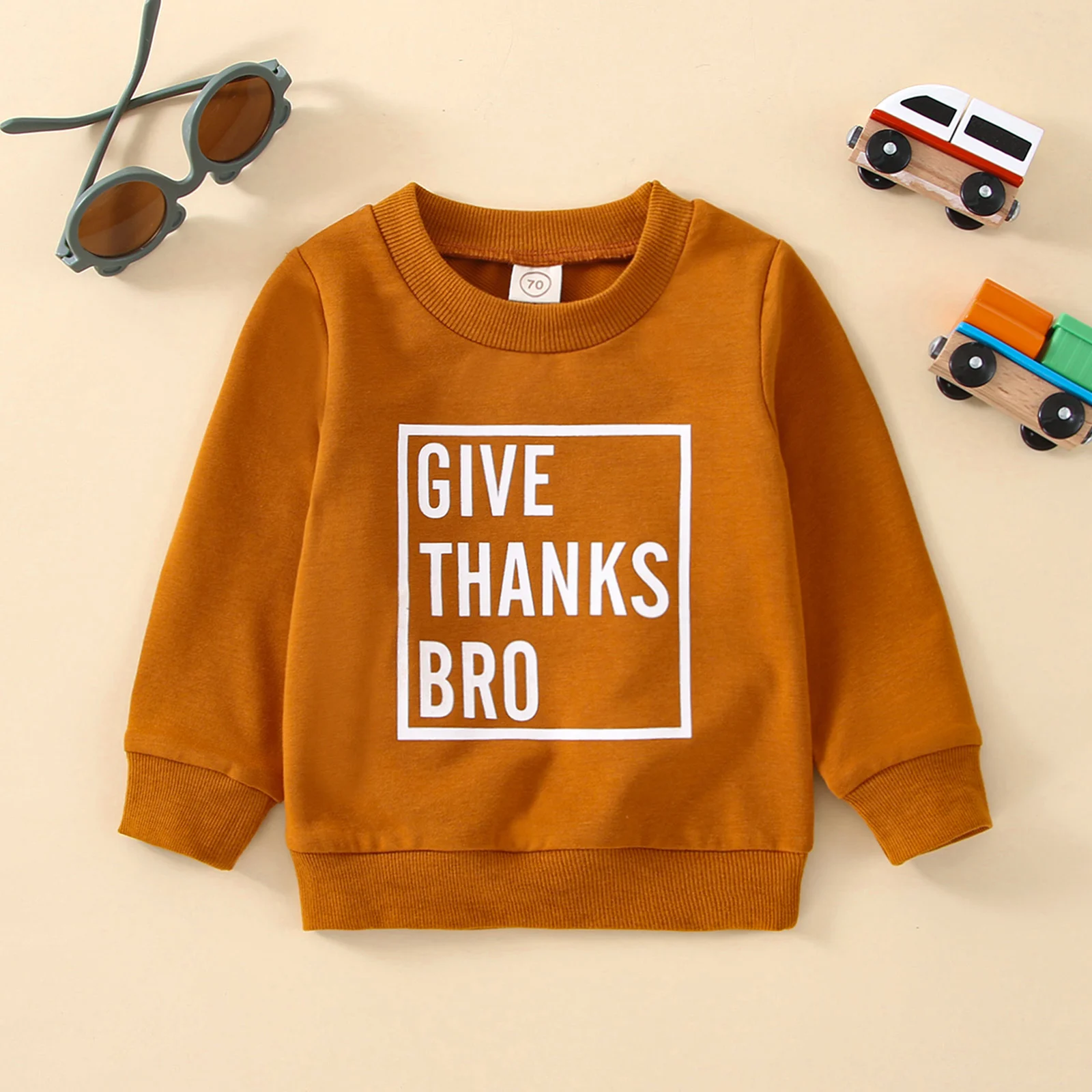 Citgeett Autumn Infant Baby Girls Boys Long Sleeve Sweatshirt Letter Print Casual Loose Spring Clothing Suit