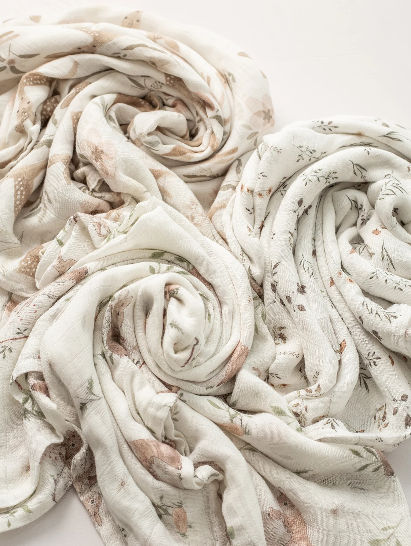 Digital Print Bamboo Cotton Muslin Swaddle Blankets 120*120cm for Newborn Bath Towel Wrap Baby Item Mother Kids cotton muslin blanket swaddle blanket cotton swaddle