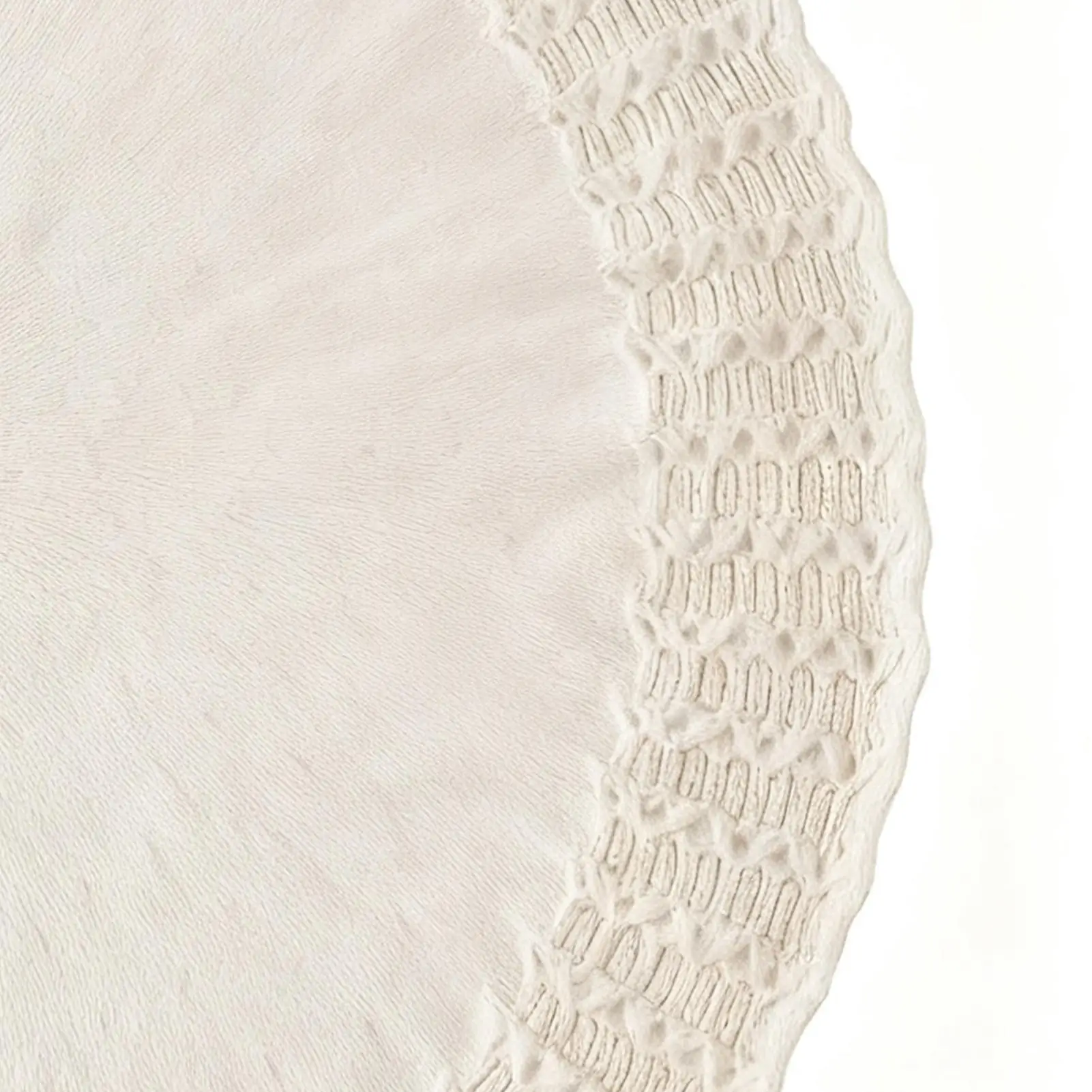 Christmas Tree Skirt Fan-Shaped Trim Aesthetics Rustic Christmas Tree Skirts For Indoor Outdoor Yard Garden Dormitory Hotel