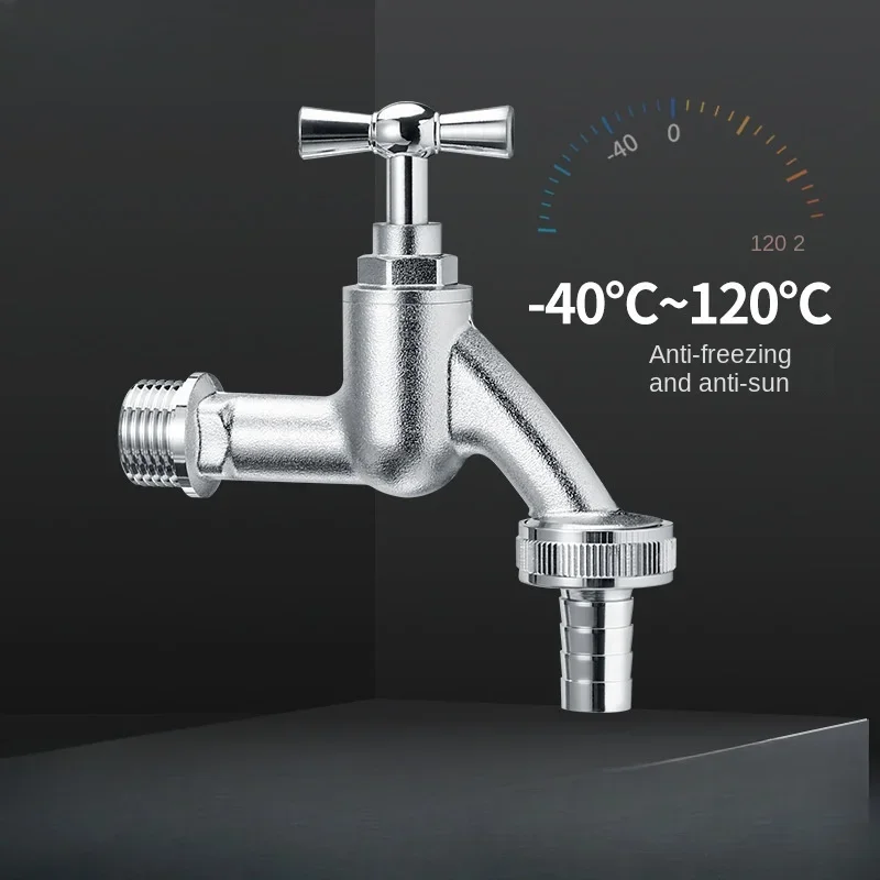 

1/2 "antifreeze outdoor faucet washing machine balcony garden courtyard drinking water joint thickened brass wall type faucet