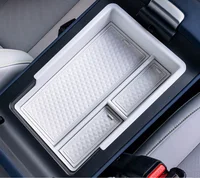 Armrest Box Storage Box For Xpeng G6 Car Central Armrest Storage Box Content Center Console white 1