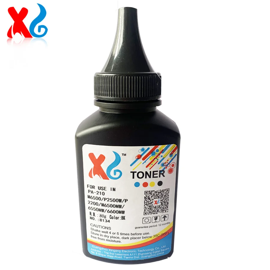 Pa-210 Pb-210 Pc-210 211Ev Polvere Di Toner Per Pantum P2200 P2500N P2500W P2500Nw P2507 M6500 M6500N M6550 M6550Nw M6600 Con Chip