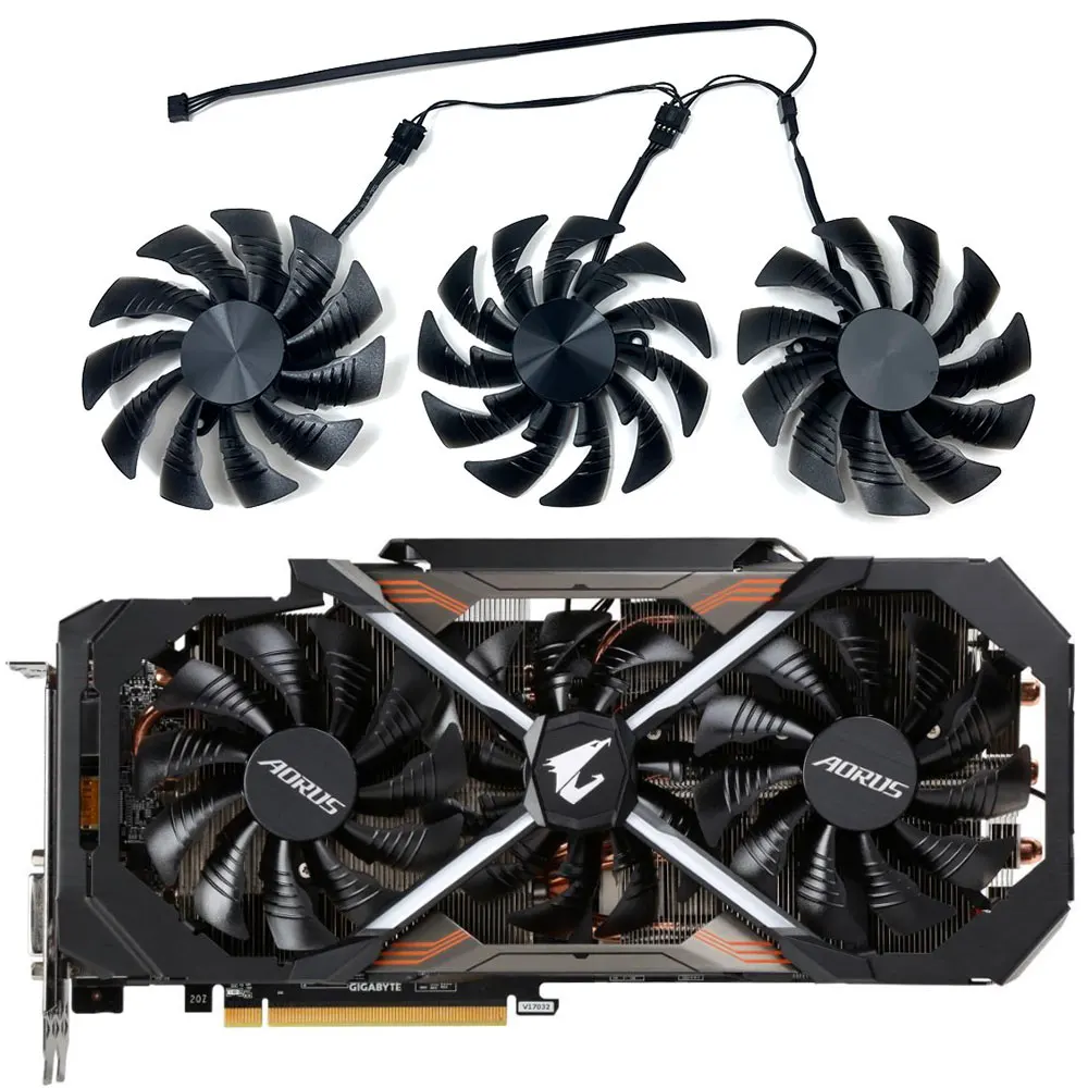 NEW T129215BU AORUS GTX 1080 Ti GPU Fan，For GIGABYTE AORUS
