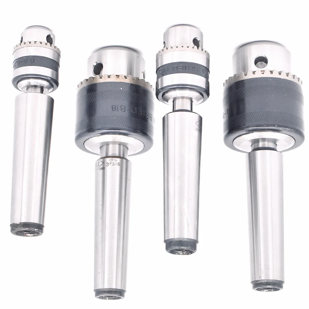 1 Set B10 B12 B16 B18 B22 Tapper Morse Thread Shank Drill Chuck Arbor Lathe CNC Drill machine Wood MT1 2 3 4 C6 8 10 12 16 20 R8