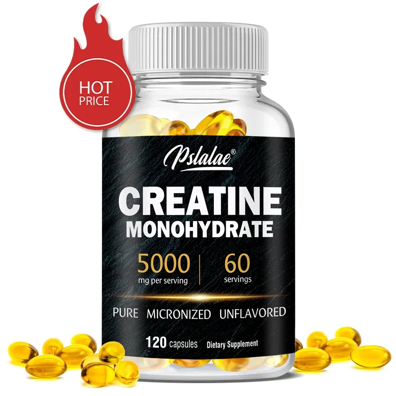 Creatine Monohydrate Capsules Build Muscle Improve Athletic Performance Improve Energy Endurance and Promote Recovery