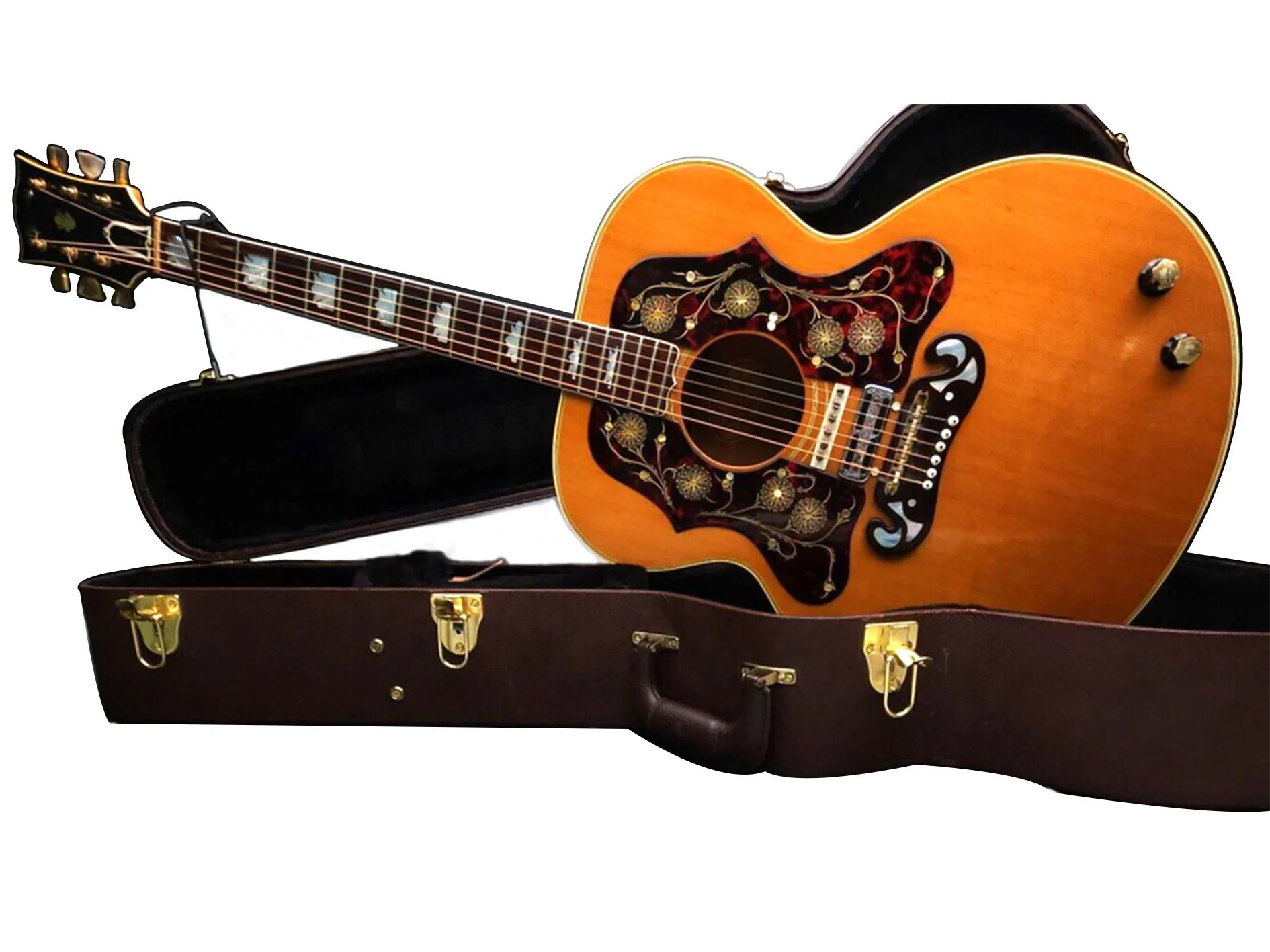 

Acoustic Guitar J-200N With Brown