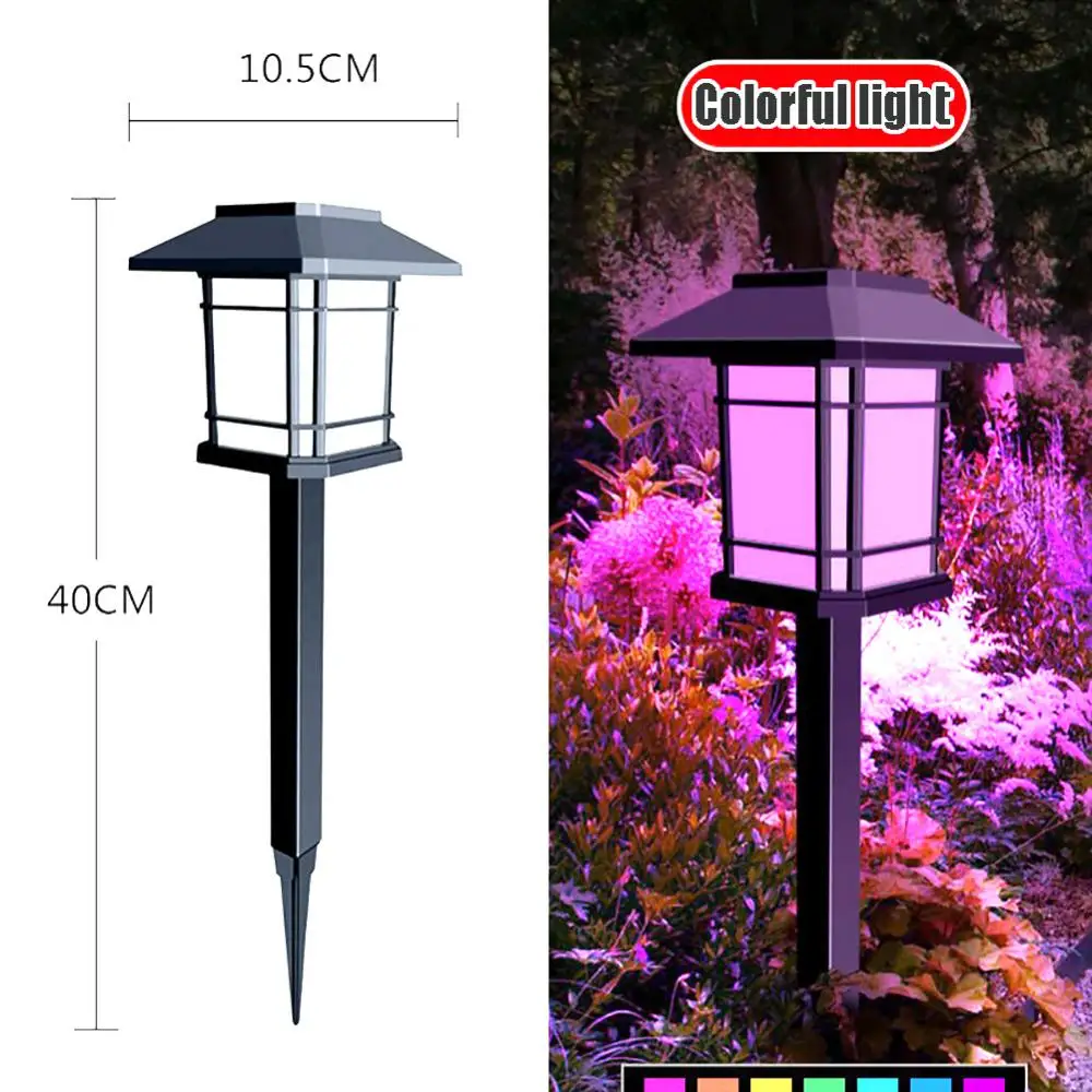 

Настольная лампа на солнечной батарее, ПВХ абажур для украшения коридора, ландшафта, водонепроницаемое антикоррозийное украшение для сада, светильник Abs