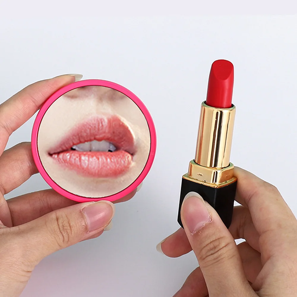 Round Mini Mirror Free Private Small Compact Pocket Black Pink Portable Mirror Beauty Salon For Customers Gift mini mirror